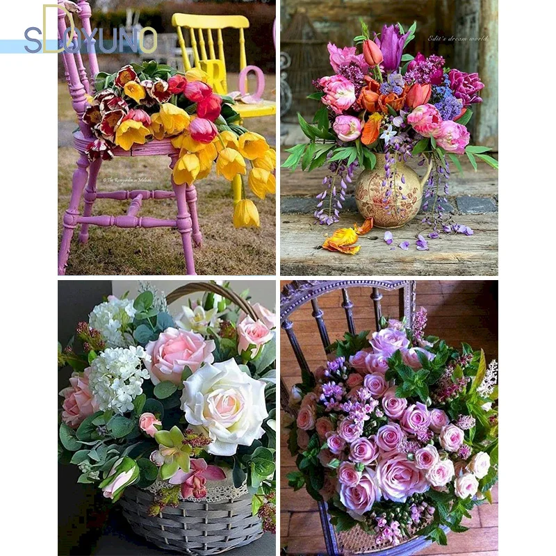 

Набор для рисования по номерам на стене, 60 х75 см