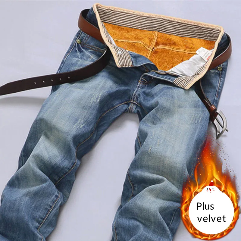 

2020 Spring Straight Loose Jeans Men's Retro Features Slim Casual