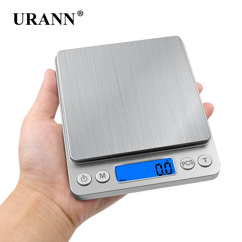 

Весы Кухонные цифровые из нержавеющей стали, 3 кг/0,5 кг