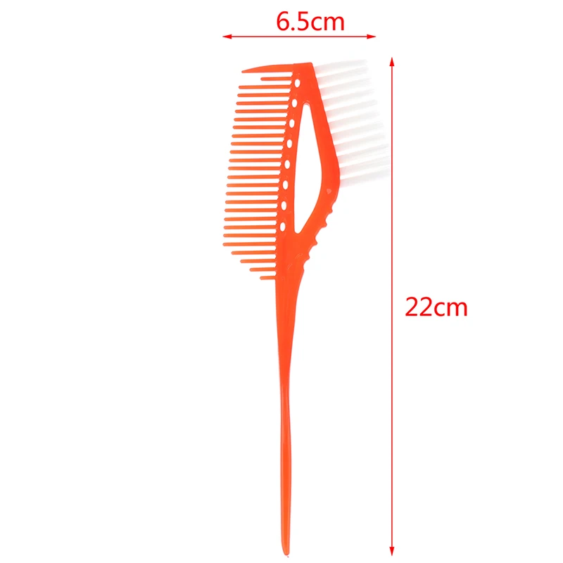 

Salon Hair Colouring Comb Dyeing Brush Hair Color Mixing Comb With White Brush Tint Dye Coloring Perm Barber Hairdressing Tool