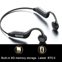 ggmm original bluetooth 5 0 headphones latest bone conduction headset built in 8g memory card ipx67 hd mic sports earphones new