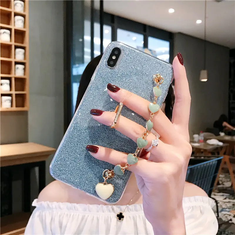 Диаманта Bling Роскошный Браслет ремешок чехол для Oneplus 3 3t 5 6 комплектов/партия