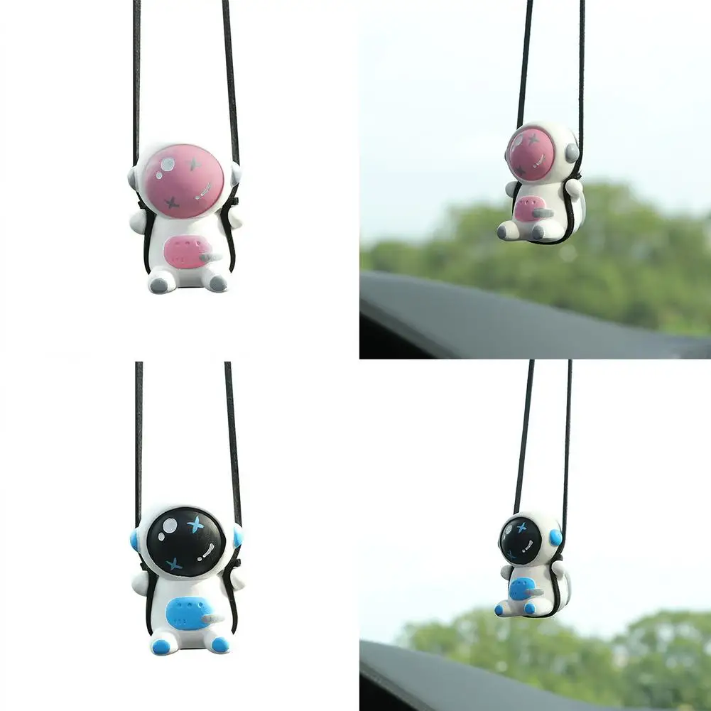 

Креативная подвеска в виде космонавта в стиле хип-хоп, украшение для автомобильного зеркала заднего вида, украшение для интерьера автомоби...
