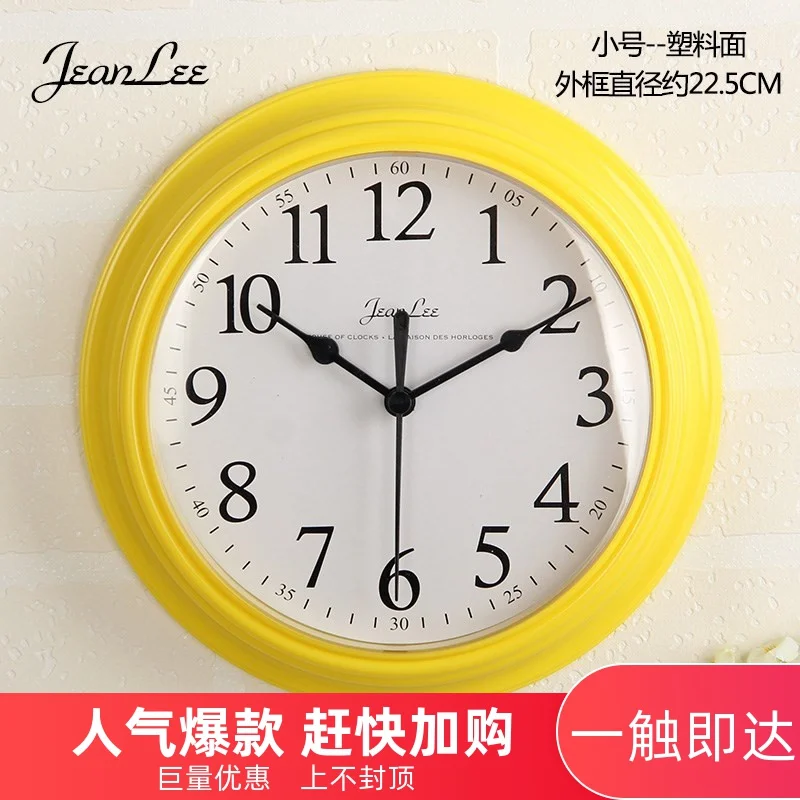 Настенные часы для кухни современный дизайн красные маленькие настенные детской