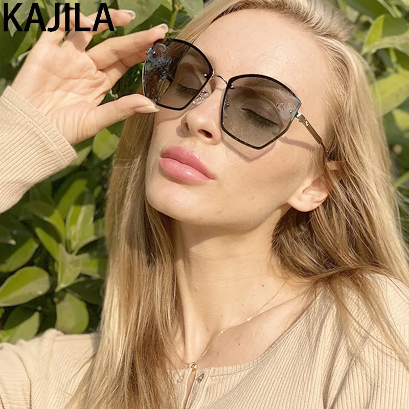 Женские поляризационные солнцезащитные очки кошачий глаз модные нестандартные