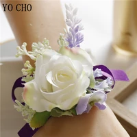 women wedding bracelet bridesmaids wrist corsage bracelet corsages flowers boutonniere pin marriage wedding witness accessories