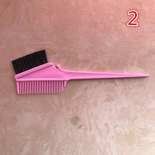 2 1 шт. окрашивающая расческа для волос для дома DIY эфирный инструмент парикмахерское масло для выпечки Расческа с щеткой окрашивание - Цвет: 2