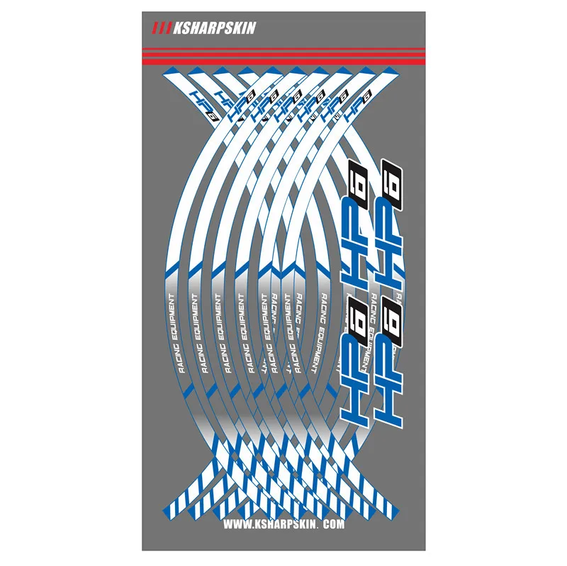 12 X Толстые края внешний обод наклейка полосатые наклейки на колеса для BMW HP 6 hp |
