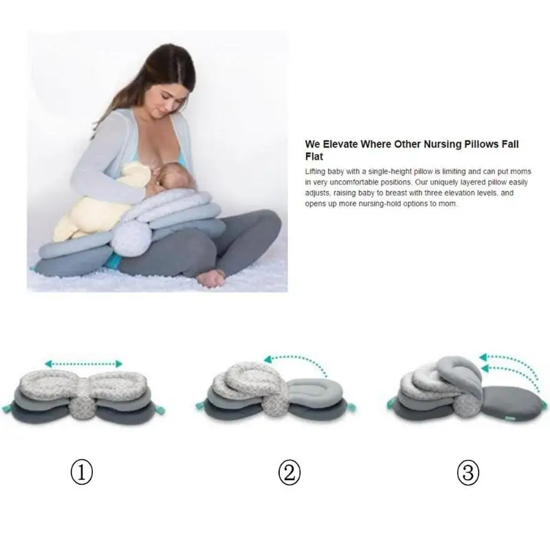 

Baby Pillows Adjustable Model Cushion Infant Feeding Pillow Baby Care Multifunction Washable Breastfeeding Layered Nursing Cover