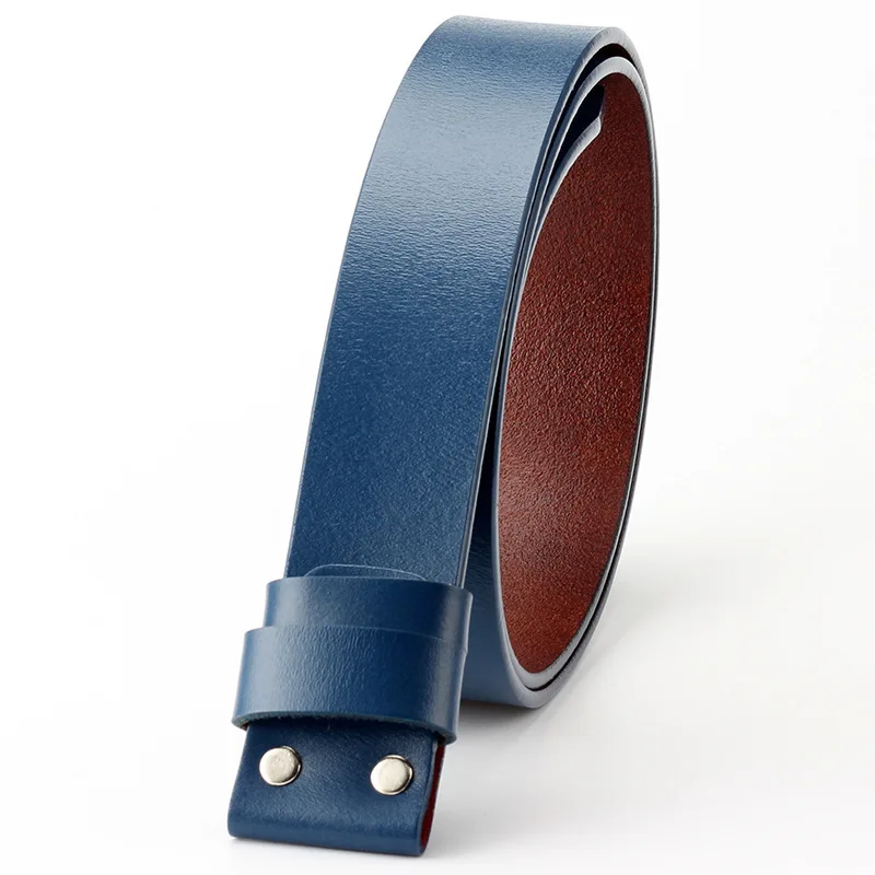 

Men's genuine cowhide leather Belt without buckle DIY Belt accessories 3.8cm d1