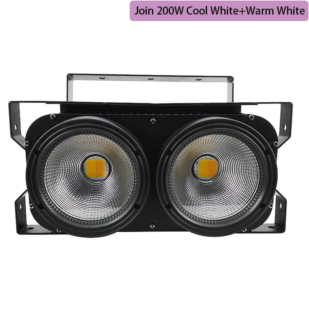 Join 200W Cool Warm 1 шт. 200 Вт COB Stgae светильник 4x100 Вт Led Blinder 100 Вт RGBWA UV 6в1/5в1/4в1/Холодный теплый белый DJ Par Точечный светильник для баров и театров - Цвет: Join 200W Cool Warm