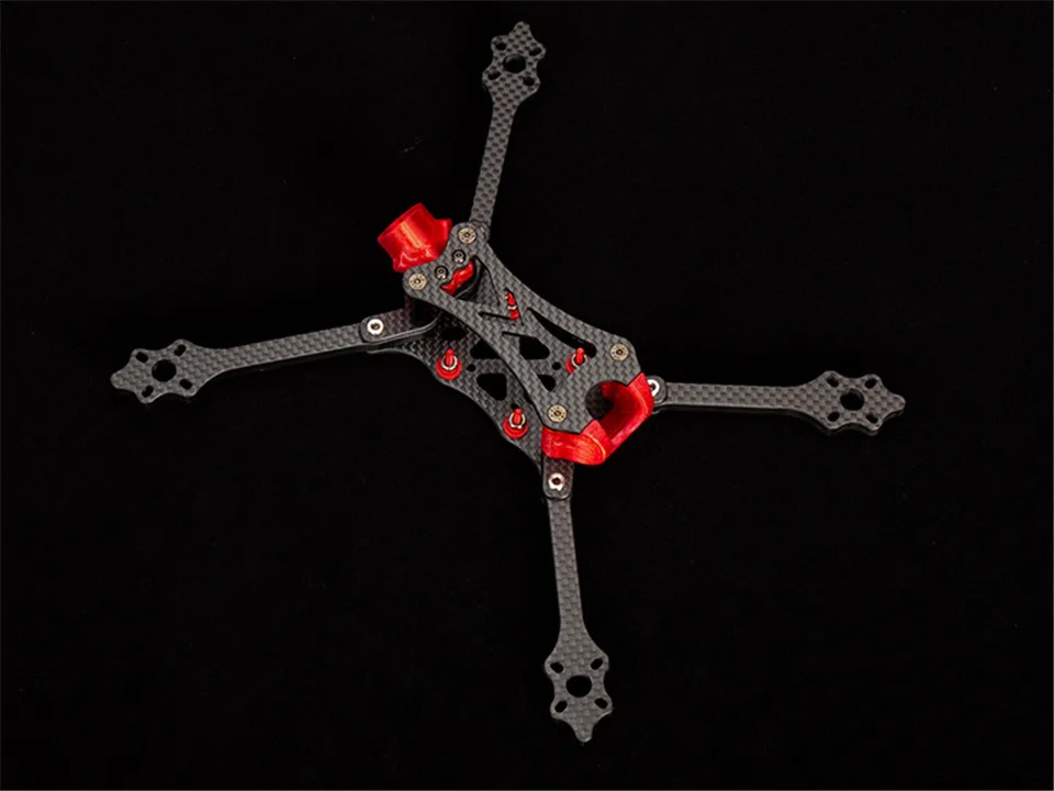 TRANSTEC LASER S FPV комплект из углеродного волокна для рамы 224 мм 6 Arm 7075 алюминиевая