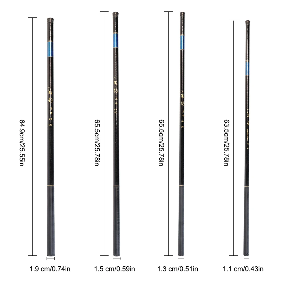 

2.7M - 5.4M Top Quality Fishing Rods Telescopic Rods Spinning Fishing Tackle Fishing Equipment