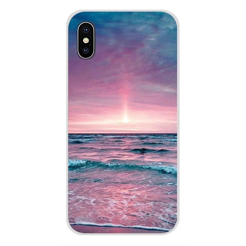Clear Sea Sky Sandy beach Accessories Phone Cases Covers For Xiaomi Redmi 4A S2 Note 3 3S 4 4X 5 Plus 6 7 6A Pro Pocophone F1 | Мобильные
