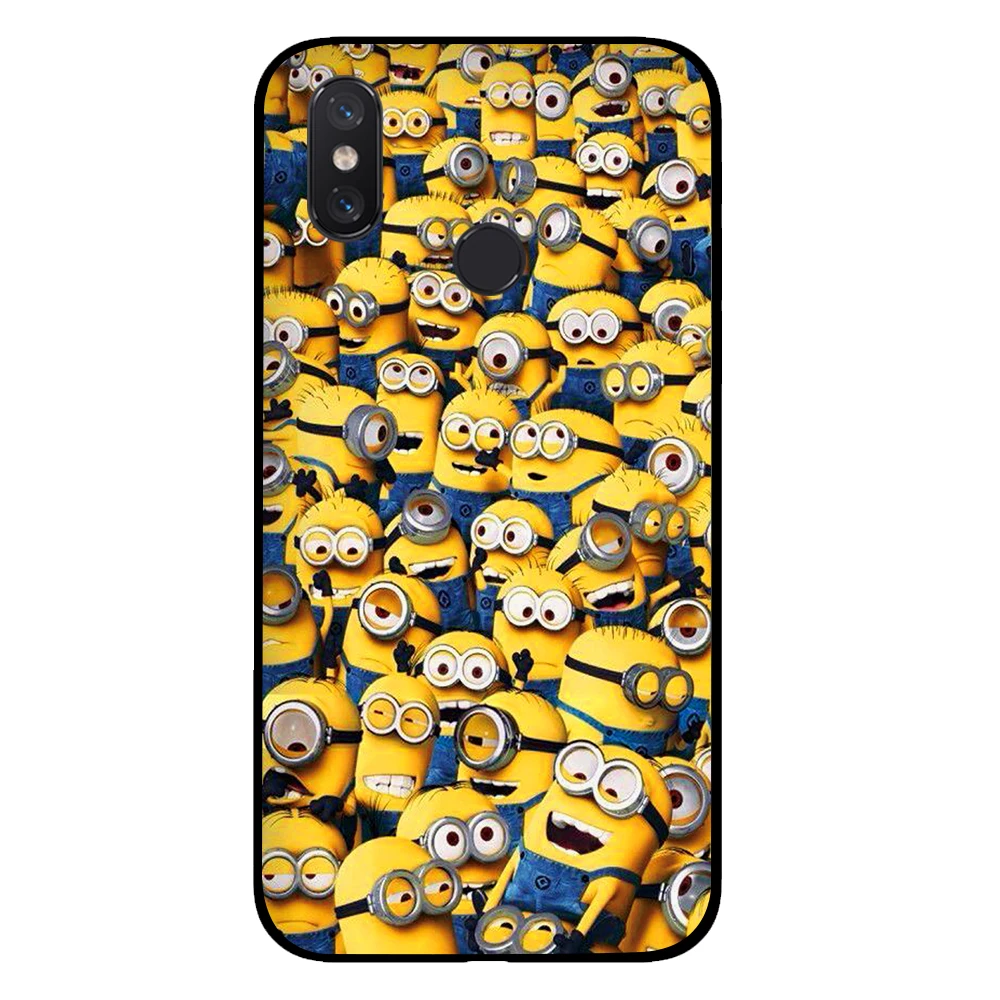 1 Забавные 3D чехлы для телефонов с рисунком миньонов из ТПУ для Xiaomi Redmi GO 4 5 6 7 Pro 4A 4X 5A 5Plus 6A задняя крышка - Цвет: 1