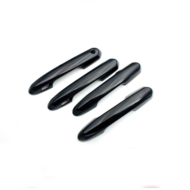 Черная крышка дверной ручки для пианино из АБС пластика Накладка 2019 2020 Toyota RAV4