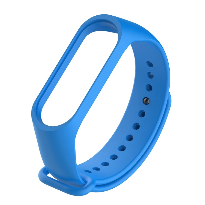 Sky Blue Ремешок на запястье для Xiao mi band 3 ремешок на запястье mi Band 3 браслет на ремне Оригинальные сменные цветные силиконовые - Цвет: Sky Blue