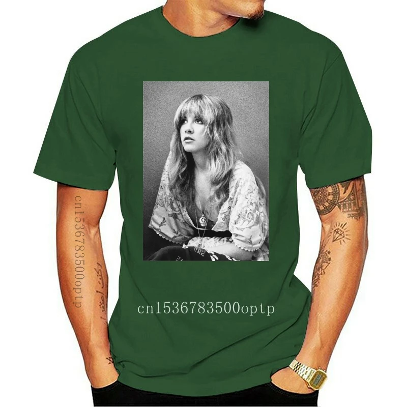 

New Vintage Stevie Nick Fleetwood Rock 70's Tshirt Size S M L XL 2XL 2021 Unisex Funny Tops T-Shirt