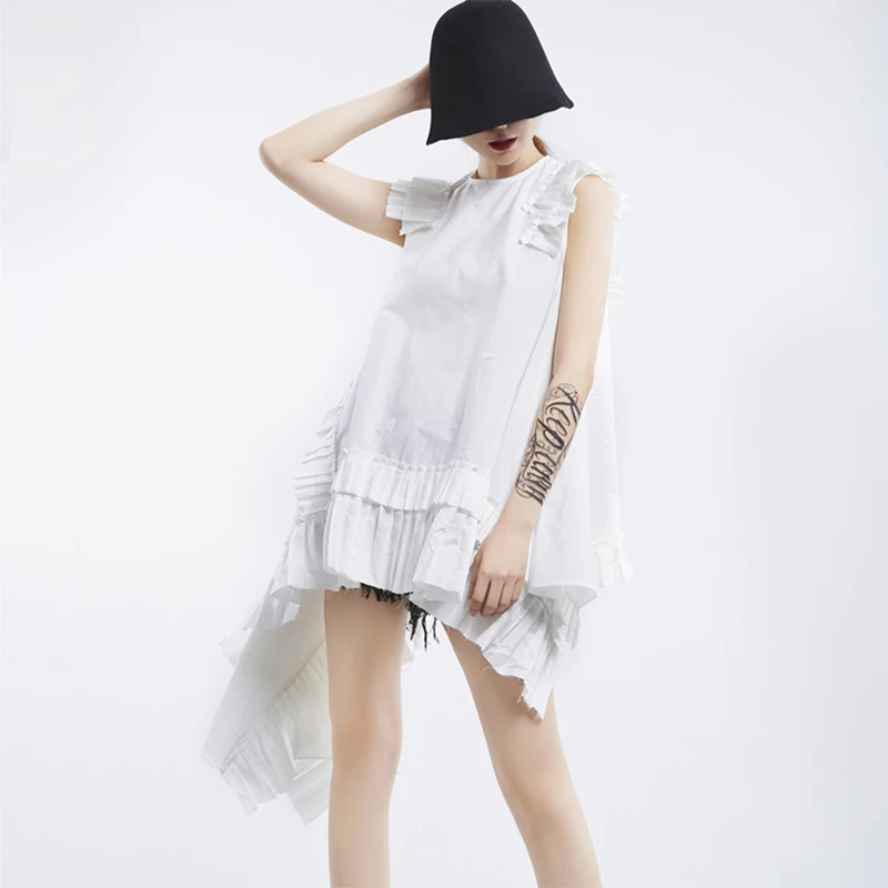 Женская юбка летняя 2020 новое необычное тяжелое обжимное индивидуальное с