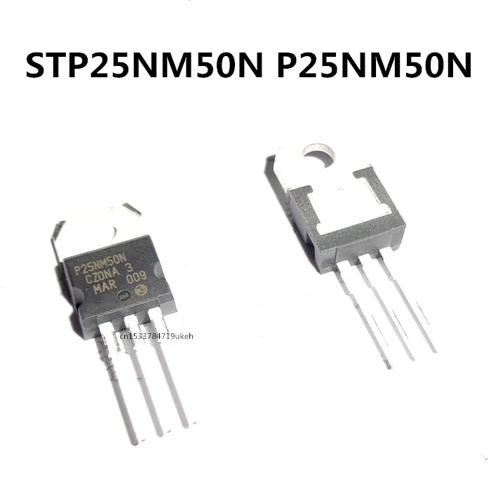

Original 5pcs/ STP25NM50N P25NM50N TO-220 500V 25A