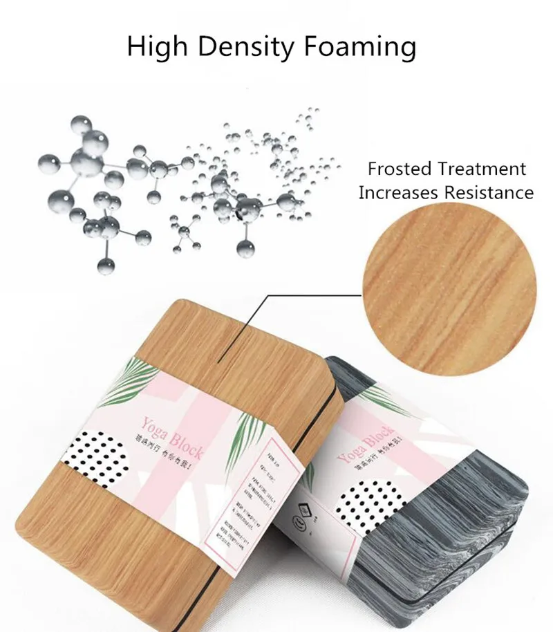POE блок для йоги кирпичная пена упражнений в тренажерном зале EVA инструмент