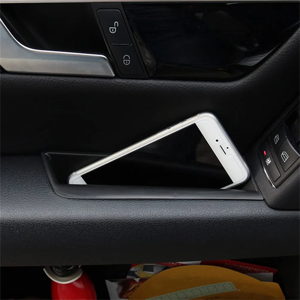

2pcs Car Front Door Armrest Storage Box Container Phone Holder For Mercedes Benz C-Class W204 2008 2009 2010 2011 2012 2013 2014