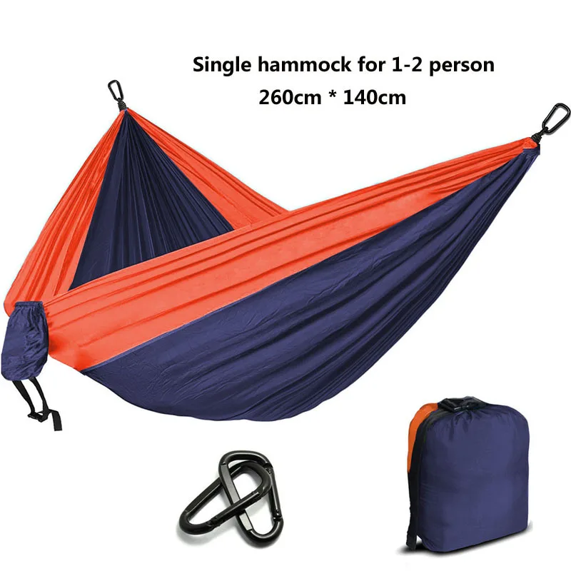 Royalblue and Orange Гамак-парашют для кемпинга выживания садовая уличная мебель Досуг Спящая Hamaca путешествия двойной гамак 300*200 см - Цвет: Royalblue and Orange