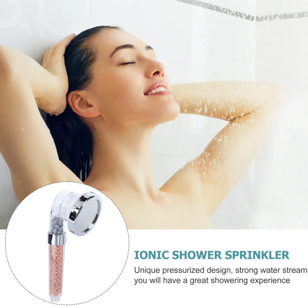 

Filter Shower Sprinkler 3 Settings High Pressure Water Saving Shower Nozzle