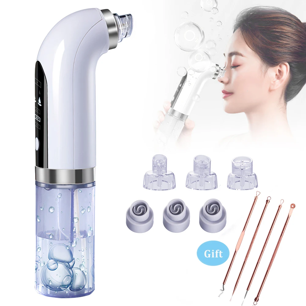 

DIOZO Blackhead Remover Pore Vacuum Cleaner Upgraded Blackhead Vacuum Rechargeable Face Vacuum Comedone Skin Care Extractor Tool