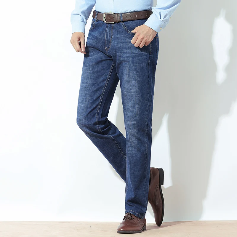 

Men's Jeans Plus Size 40 Men Jeans Classic Casual Spring Autumn Summer Jeans Men stretch straight Long Trousers