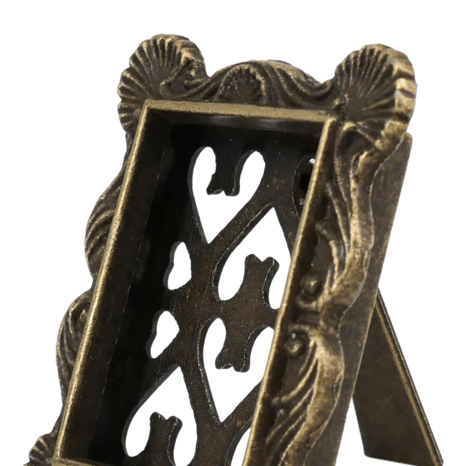 

1pc 1/12 Scale Dollhouse Miniature Bronze Photo Frame Doll House Art Accs