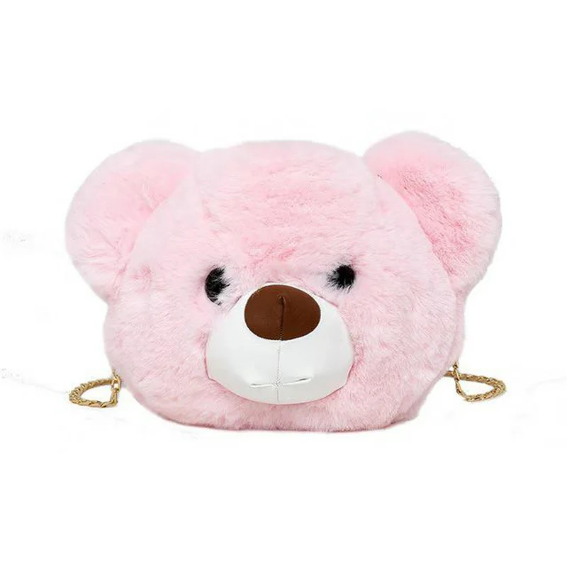 Kawaii Bear сумка, плюшевые сумки, мягкая кукла, чучело, игрушки, 25 см., дикая сумка-мессенджер, сумка на цепочке, подарки для девочек, детский рюкзак DBB001