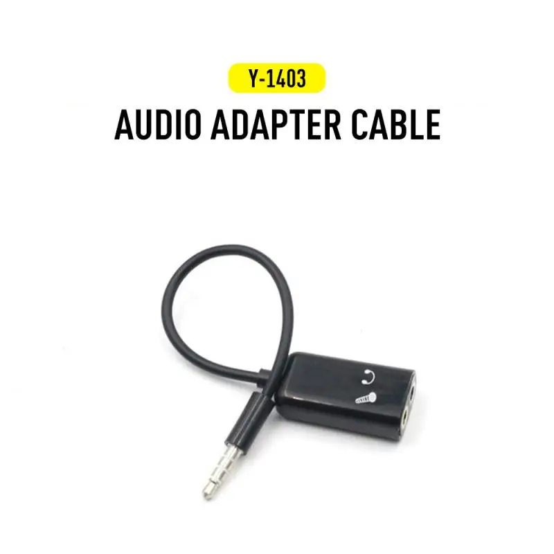 Аудиокабель для наушников Y Splitter Dual Audio Line 3 5 мм гарнитура Jack адаптер