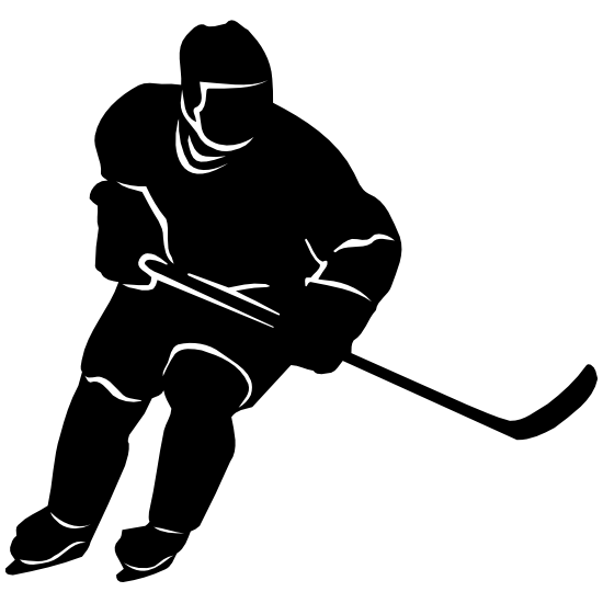 12.7*10.16CM Sports ICE HOCKEY Car Stickers Ice Skating Fun Decoration Decals | &amp