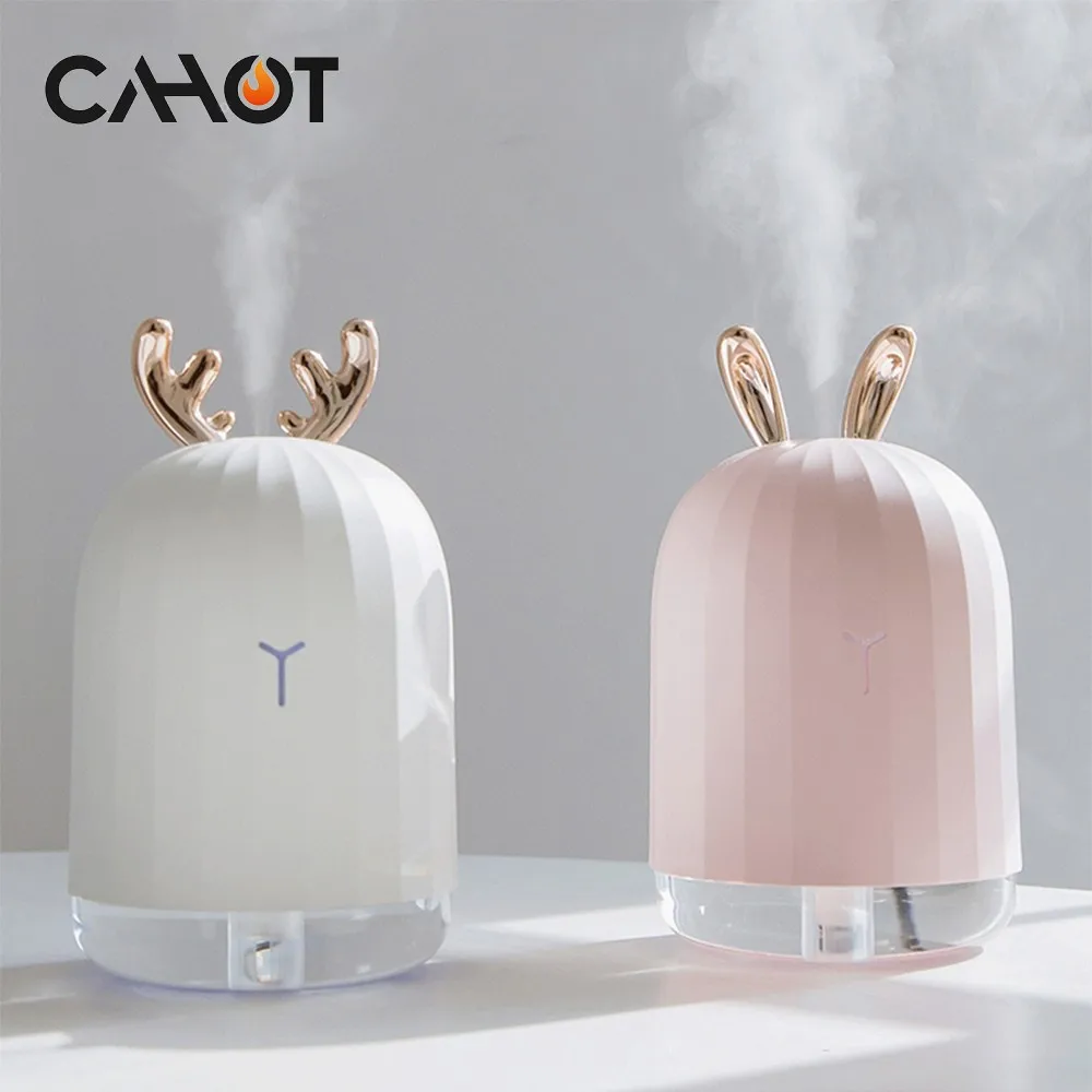 

Ультразвуковой увлажнитель воздуха CAHOT, 220 мл, Ароматический диффузор эфирного масла для дома и автомобиля, генератор тумана с USB и светодиод...