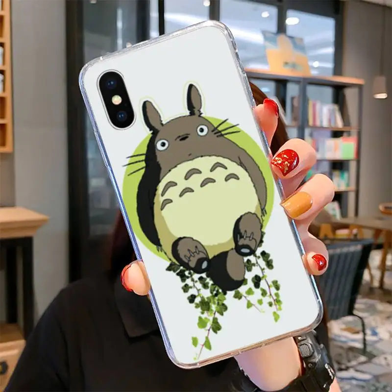 

Studio Ghibli Spirited Away Totoro Phone Case For Samsung S10 S10lite 2019 S9 S9plus S8 S7 S6 S6edge S5 S4 transparent cases