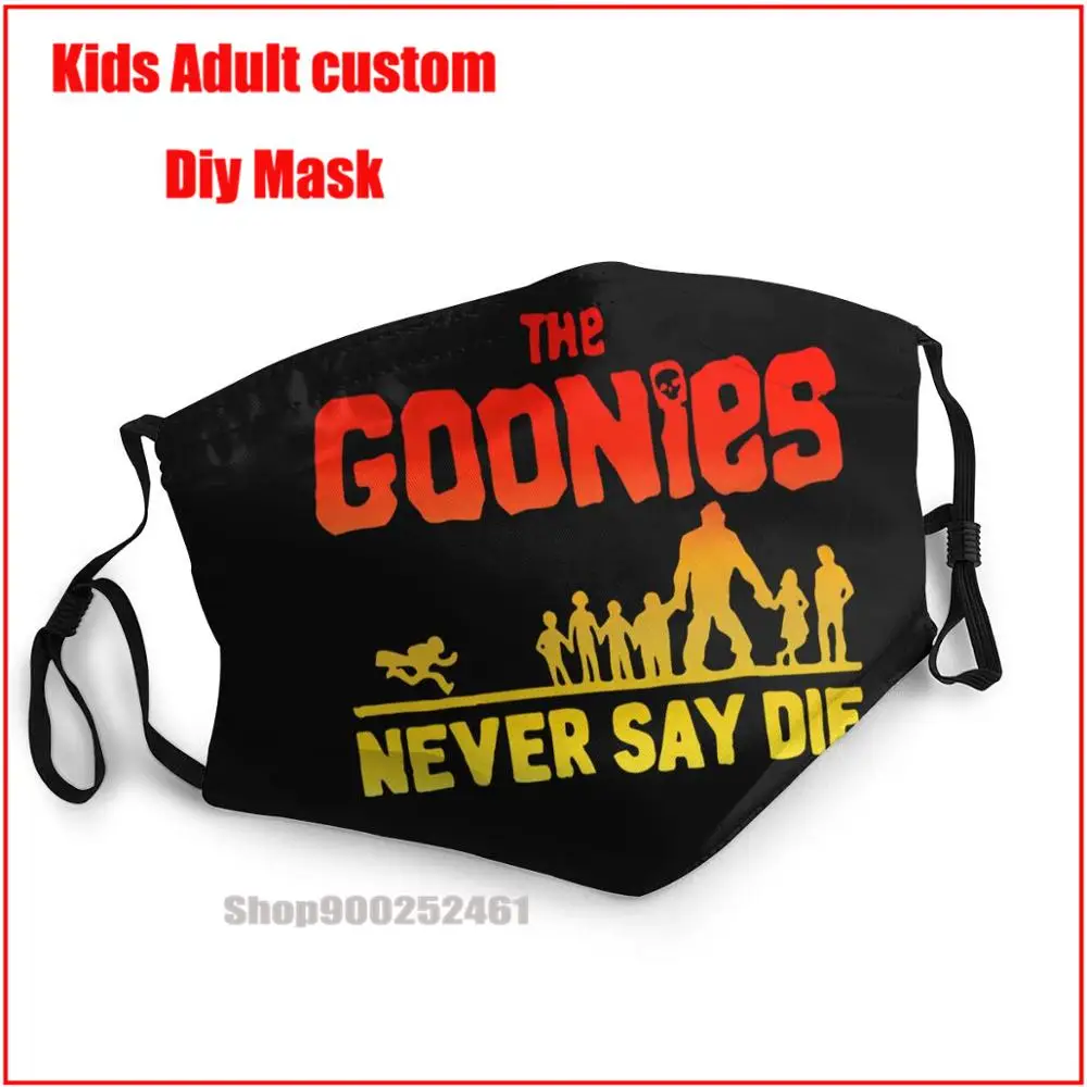 

The Goonies Never Say Die DIY mascarillas de tela washable reusable face mask mask pm2.5 funny pattem print grimace ghost