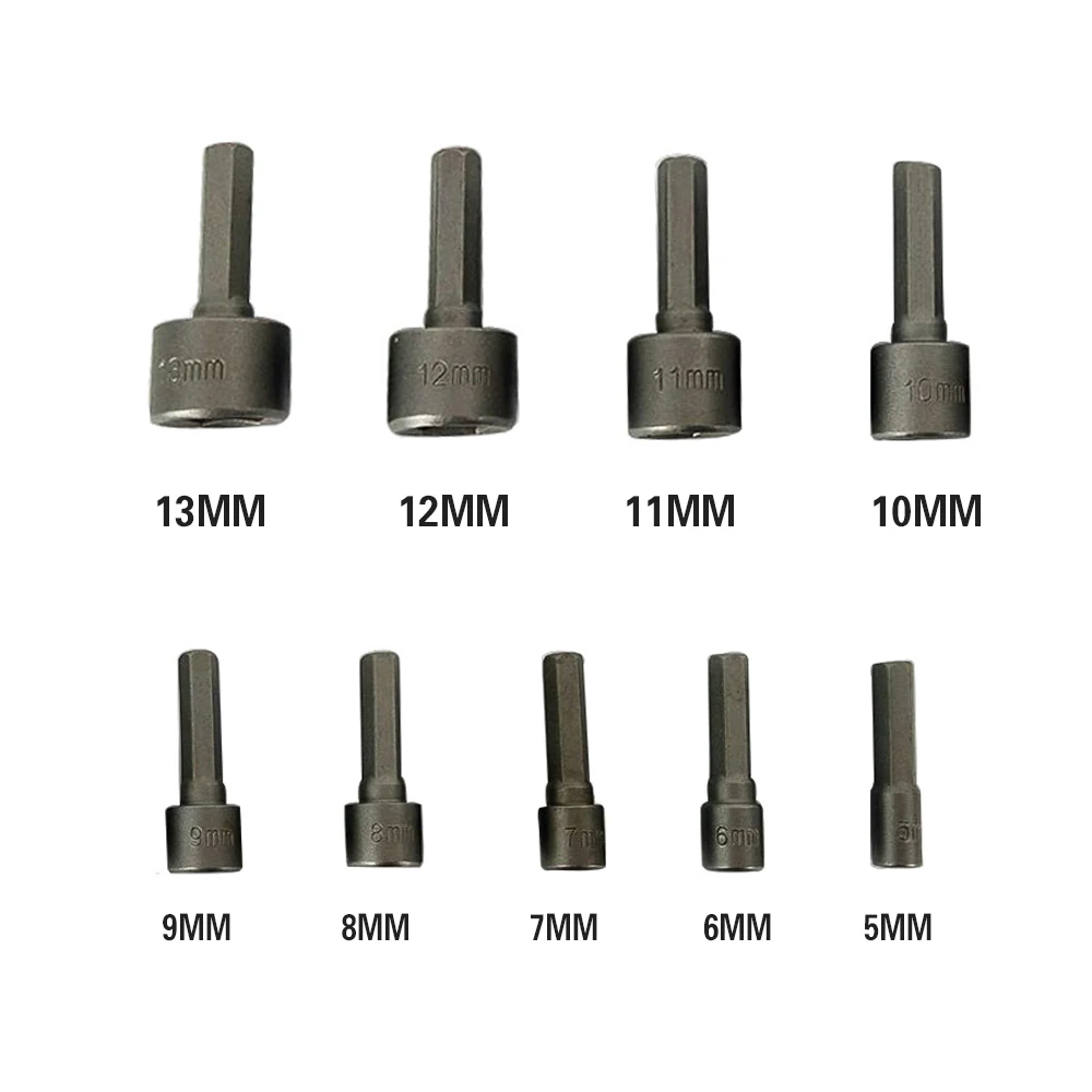 Электрическая дрель шестиугольная втулка 9 шт./компл. 5 13 мм Магнитная отвертка