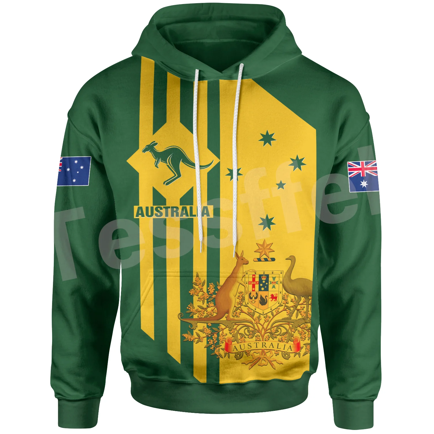 

Tessffel Australia Aboriginal Art Culture kangaroo Country Flag Harajuku NewFashion Tracksuit 3DPrint Funny Hoodies Men/Women A1
