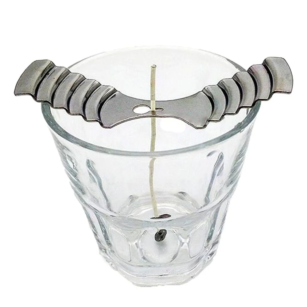 

10pcs Bend Metal Candle Wick Centering Device for Candle Cup