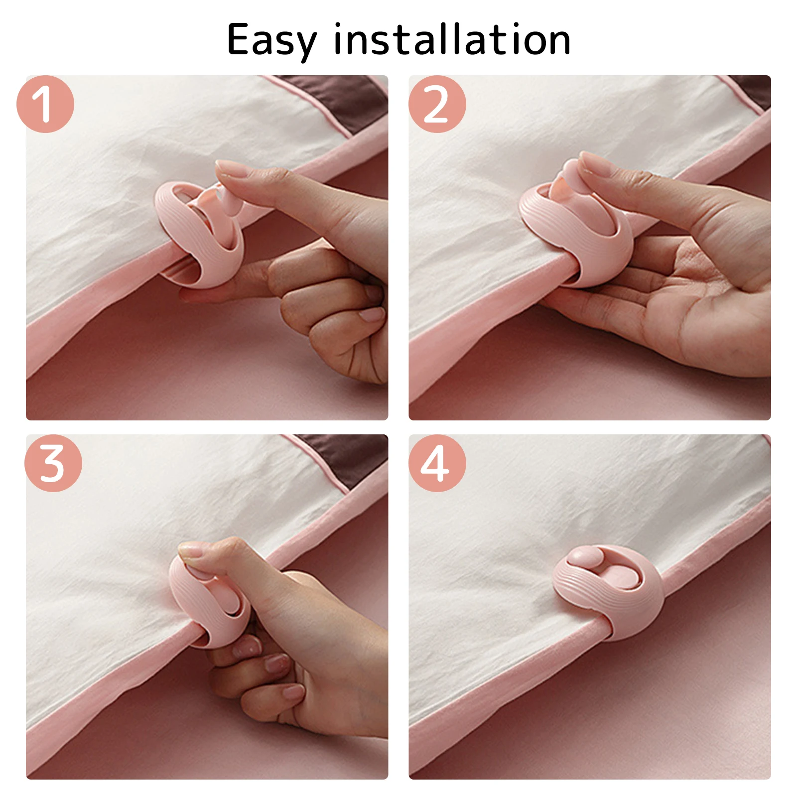 6 Шт Кровать Зажим для листов одеяла застежкой одеяло лист Стёганое Пластик