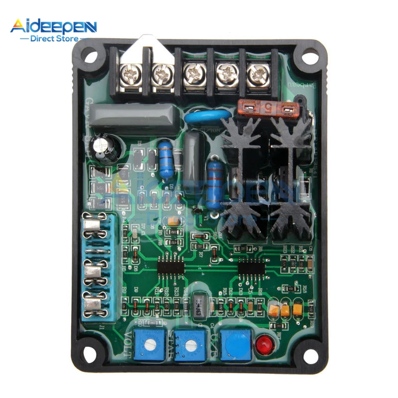 GAVR-8A AVR 8A GAVR 8A Универсальный генератор автоматический регулятор напряжения модуль 110/220/440 VAC Программируемый Вход AC 90 V-480 V