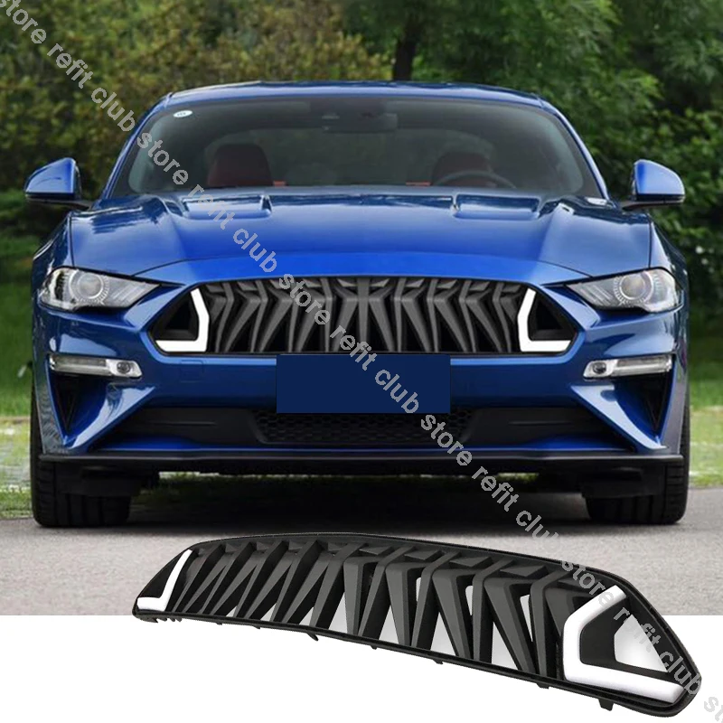 

Запчасти для переднего гриля, светодиодные фары, решетка радиатора для Ford Mustang 15-20, Ford Mustang, Внешние детали, аксессуары для модификации