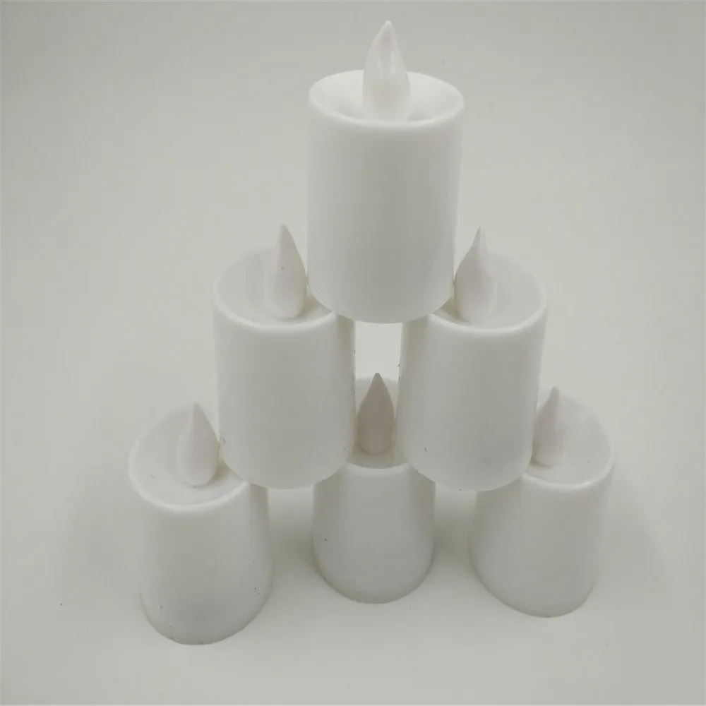 Светодиодный ночник с цветными свечами романтичный праздничный светильник Lumieres