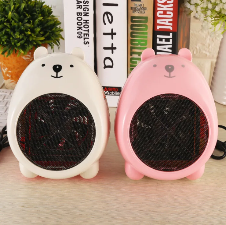 220v Миниатюрный обогреватель офисном в мультяшном стиле домашний маленький