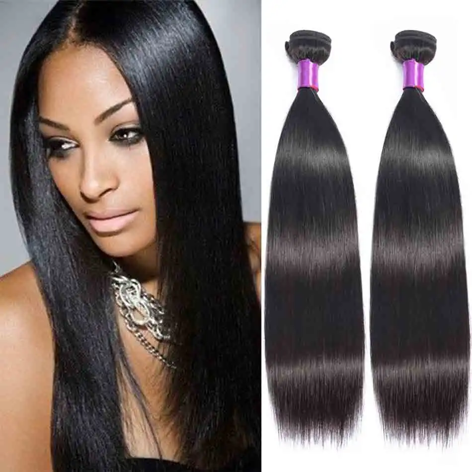 Прямые пучки волос Liddy бразильские для плетения 100% пряди человеческих