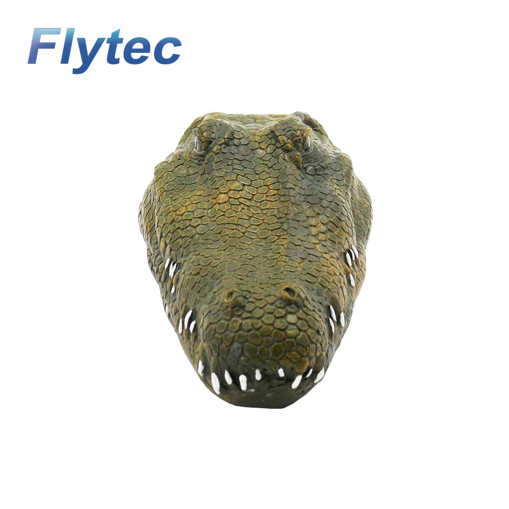 V002 Flytec имитация головы крокодила 2 4 ГГц RC лодка игрушка для розыгрыша бассейна