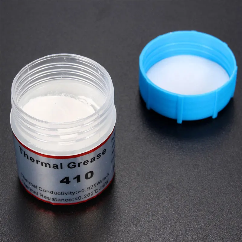 

5pc HY410 10g White Thermal Grease Silicone Grease Conductive Grease Paste For CPU GPU Chipset Cooling Compound Silicone