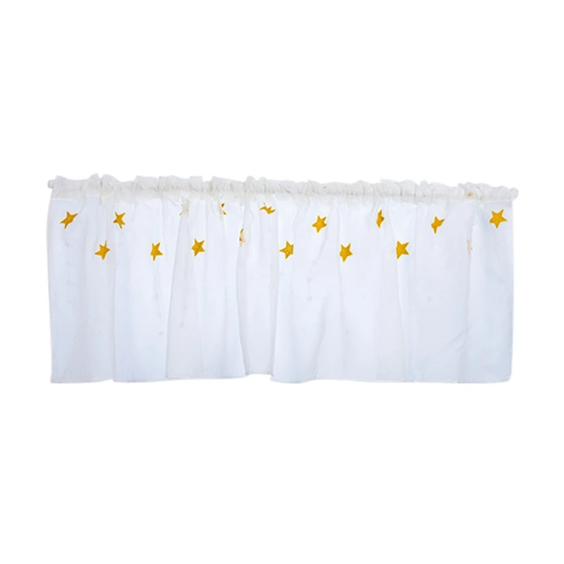 Rod 50x150cm 50x100 см/150 см каркасная штора с вышивкой, Капок, цветы, полуярусная штора, Короткая штора для кухни, ванной, гостиной - Цвет: Rod 50x150cm