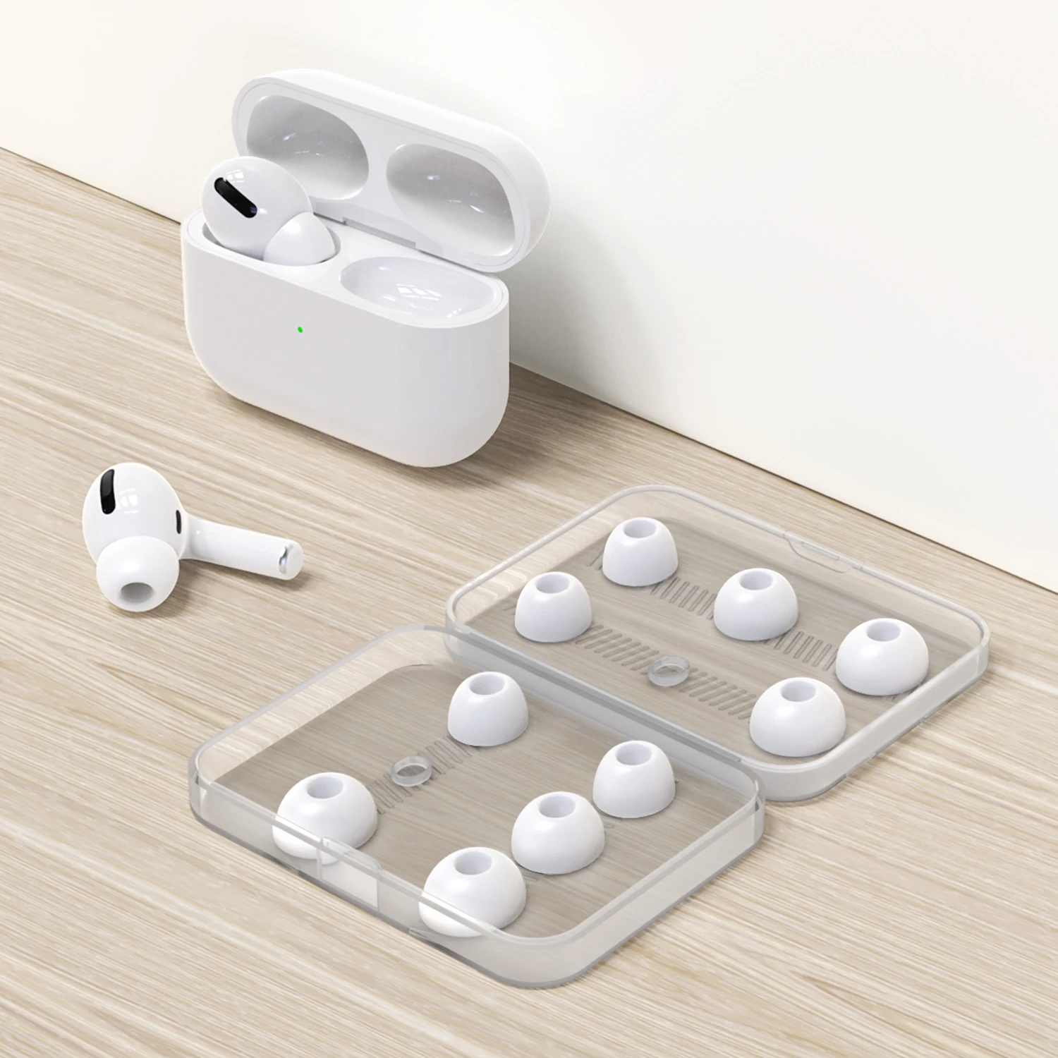 Силиконовые насадки для наушников Airpods Pro 6 пар Запасные наушники с коробкой |